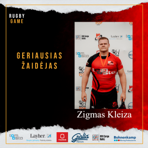Geriausias "VRA-Tomosta" rungtynių žaidėjas Zigmas Kleiza